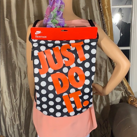 Nike JDI Heritage Sports Bag Gymsack Black - Picture 16 of 16